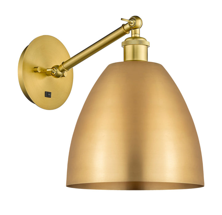 Innovations 317-1W-SG-MBD-9-SG LED Wall Sconce, Satin Gold
