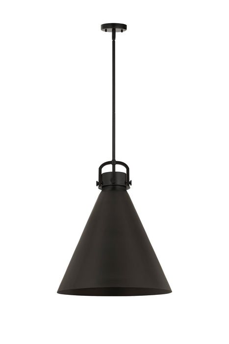 Innovations 410-1SL-BK-M411-18BK One Light Pendant, Matte Black