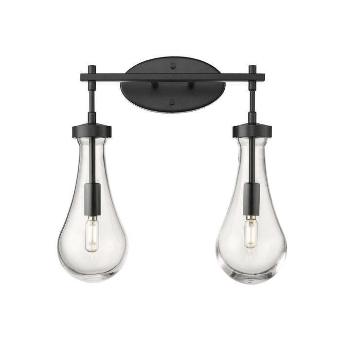 Innovations 451-2W-BK-G451-5CL LED Bath Vanity, Matte Black