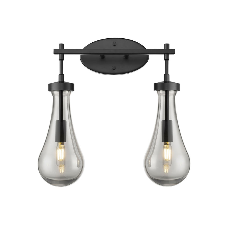 Innovations 451-2W-BK-G451-5SM LED Bath Vanity, Matte Black