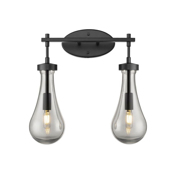 Innovations 451-2W-BK-G451-5SM LED Bath Vanity, Matte Black