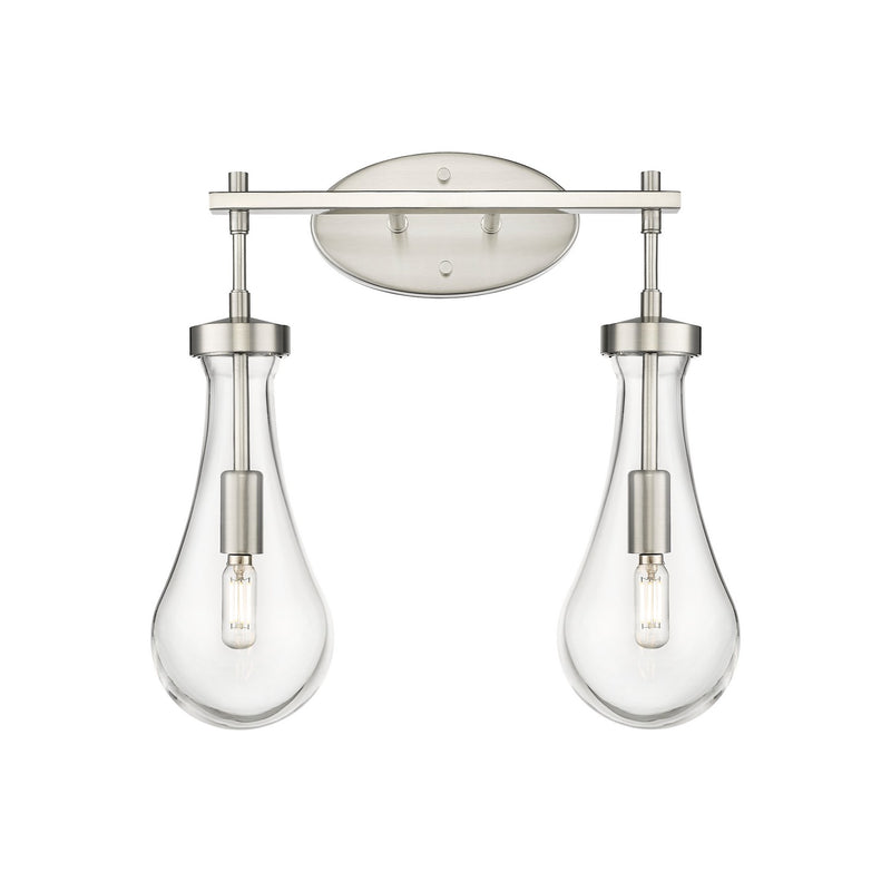 Innovations 451-2W-SN-G451-5CL LED Bath Vanity, Satin Nickel