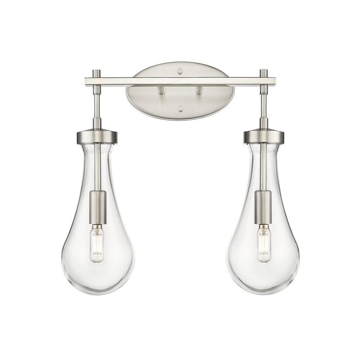 Innovations 451-2W-SN-G451-5CL LED Bath Vanity, Satin Nickel