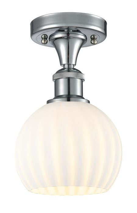 Innovations 516-1C-PC-G1217-6WV LED Semi-Flush Mount, Polished Chrome