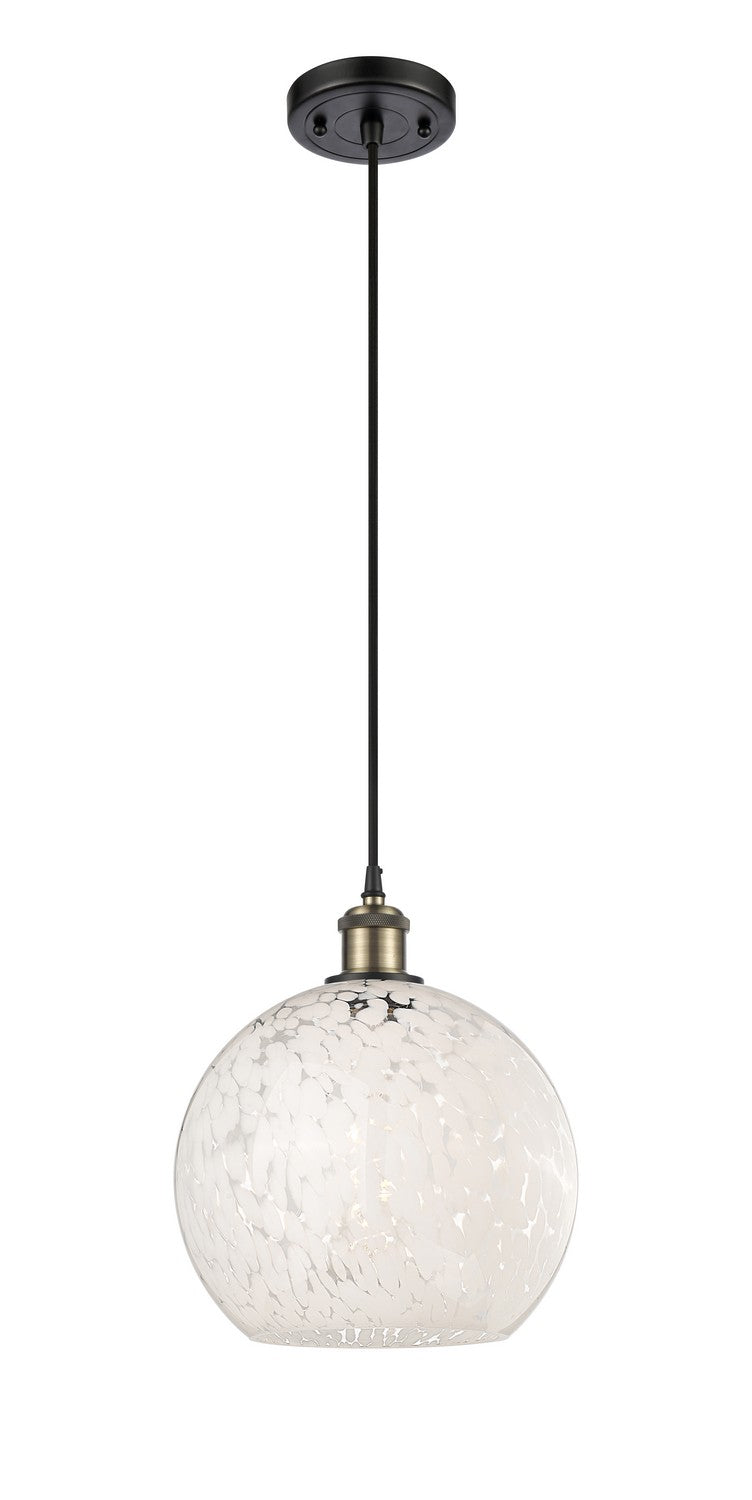 Innovations 516-1P-BAB-G1216-10WM LED Mini Pendant, Black Antique Brass