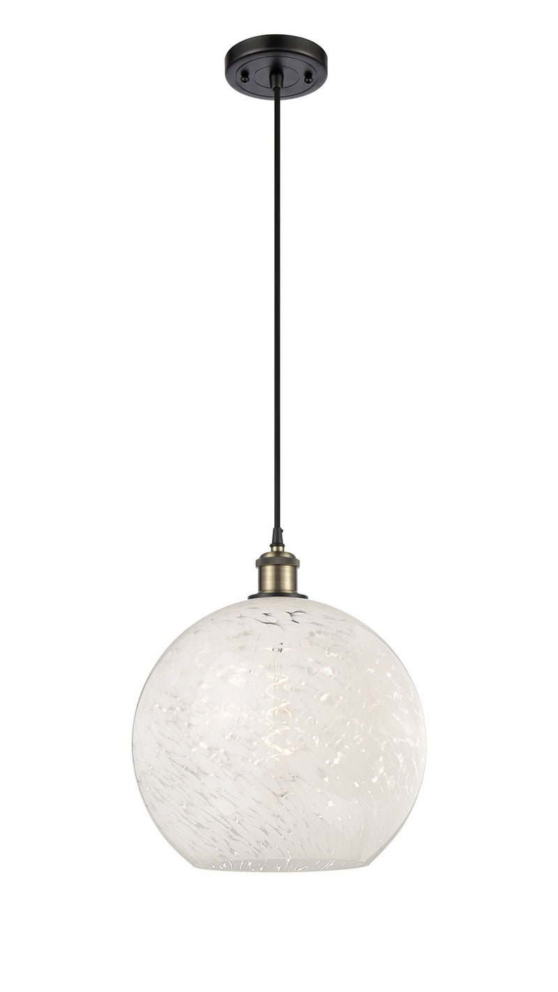 Innovations 516-1P-BAB-G1216-12WM LED Mini Pendant, Black Antique Brass