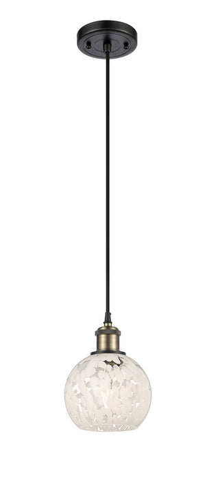 Innovations 516-1P-BAB-G1216-6WM LED Mini Pendant, Black Antique Brass