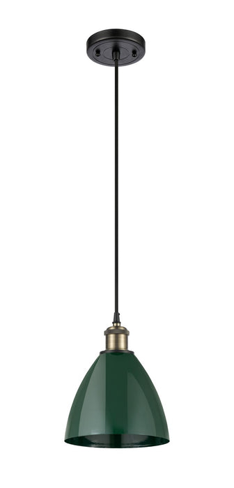 Innovations 516-1P-BAB-MBD-75-GR-LED LED Mini Pendant, Black Antique Brass
