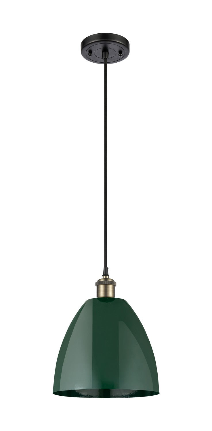 Innovations 516-1P-BAB-MBD-9-GR-LED LED Mini Pendant, Black Antique Brass