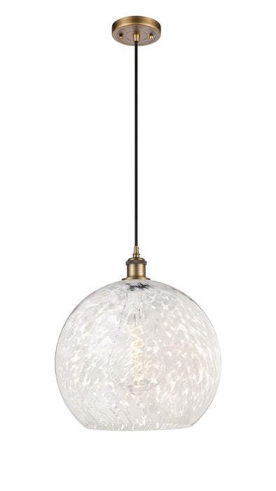 Innovations 516-1P-BB-G1216-14WM LED Pendant, Brushed Brass