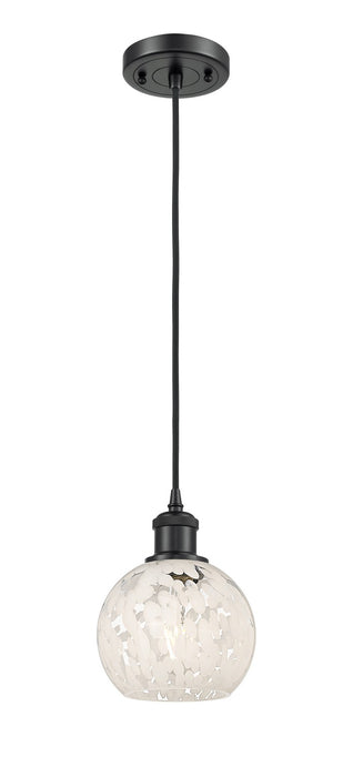 Innovations 516-1P-BK-G1216-6WM LED Mini Pendant, Matte Black