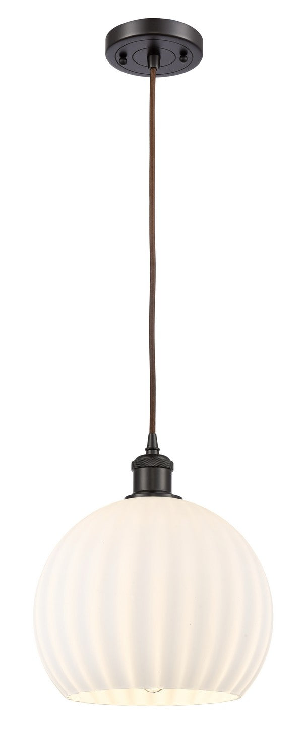 Innovations 516-1P-OB-G1217-10WV LED Mini Pendant, Oil Rubbed Bronze