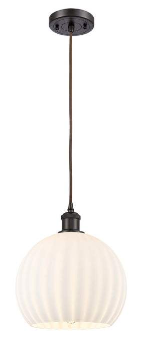 Innovations 516-1P-OB-G1217-10WV LED Mini Pendant, Oil Rubbed Bronze