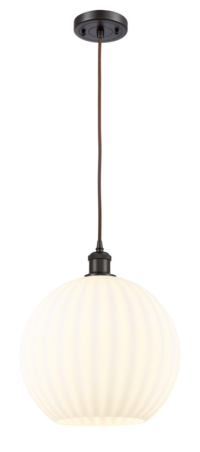 Innovations 516-1P-OB-G1217-12WV LED Mini Pendant, Oil Rubbed Bronze