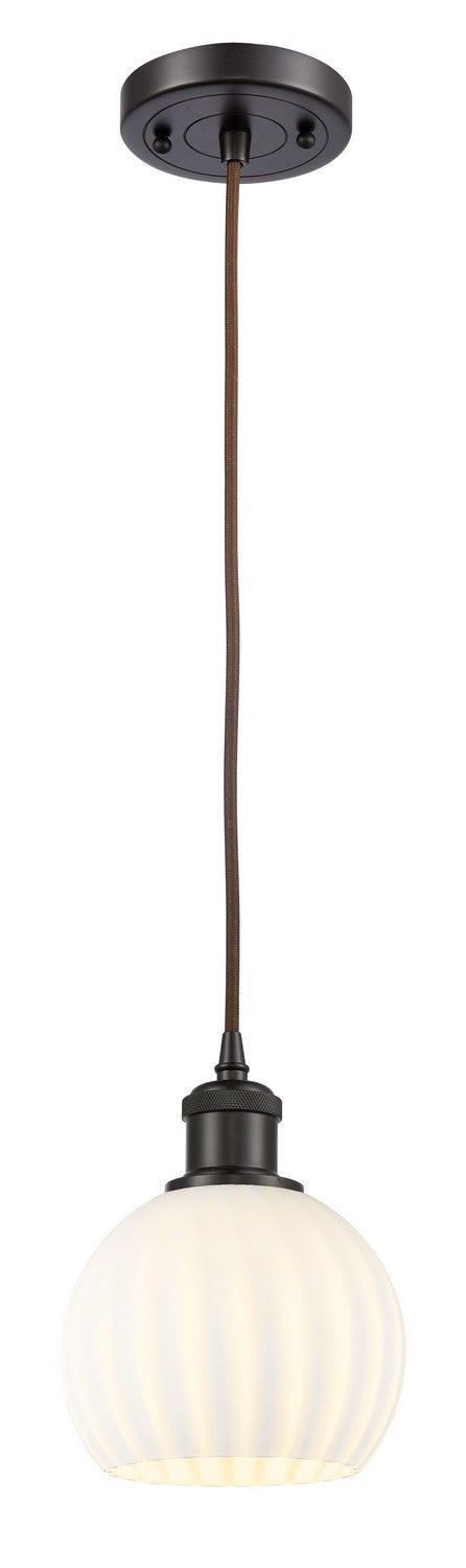 Innovations 516-1P-OB-G1217-6WV LED Mini Pendant, Oil Rubbed Bronze