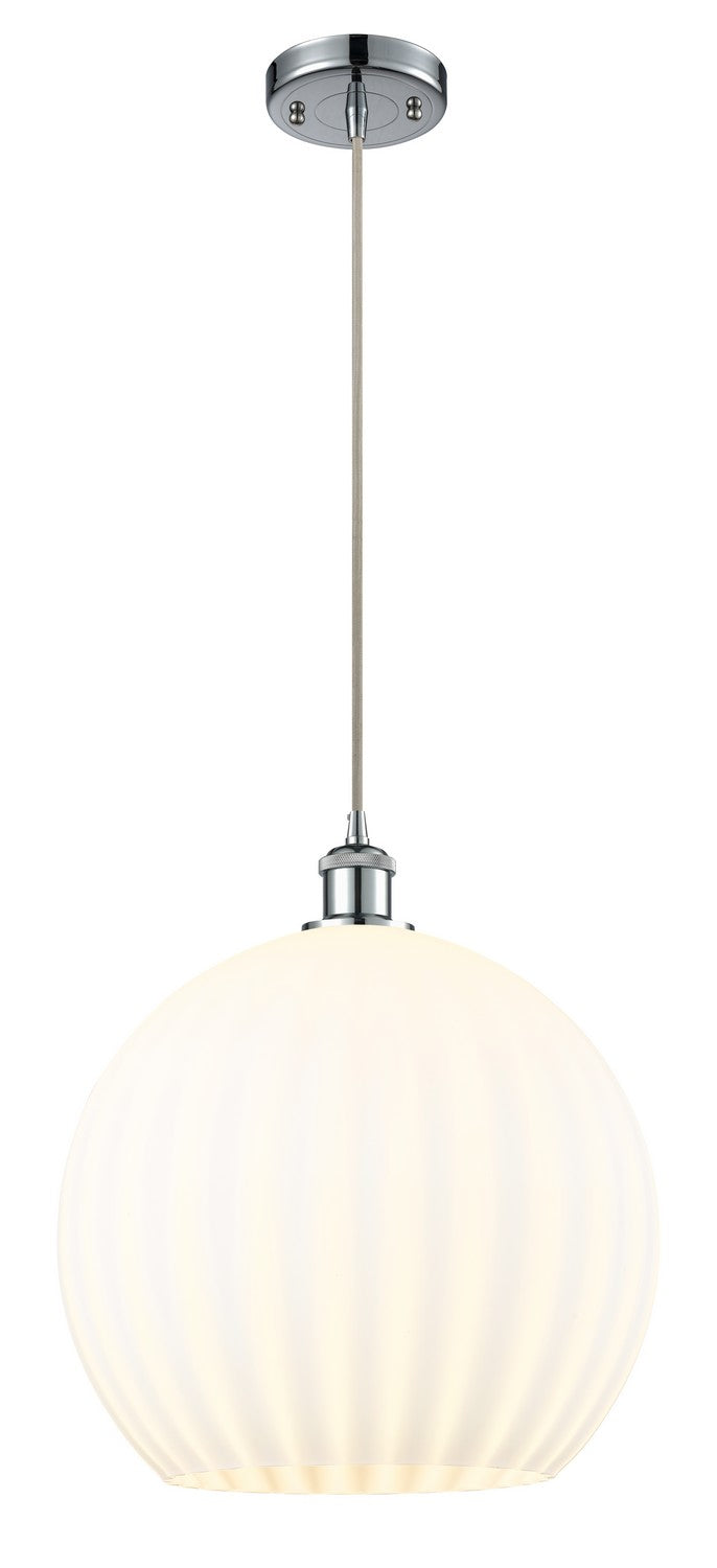 Innovations 516-1P-PC-G1217-14WV LED Pendant, Polished Chrome