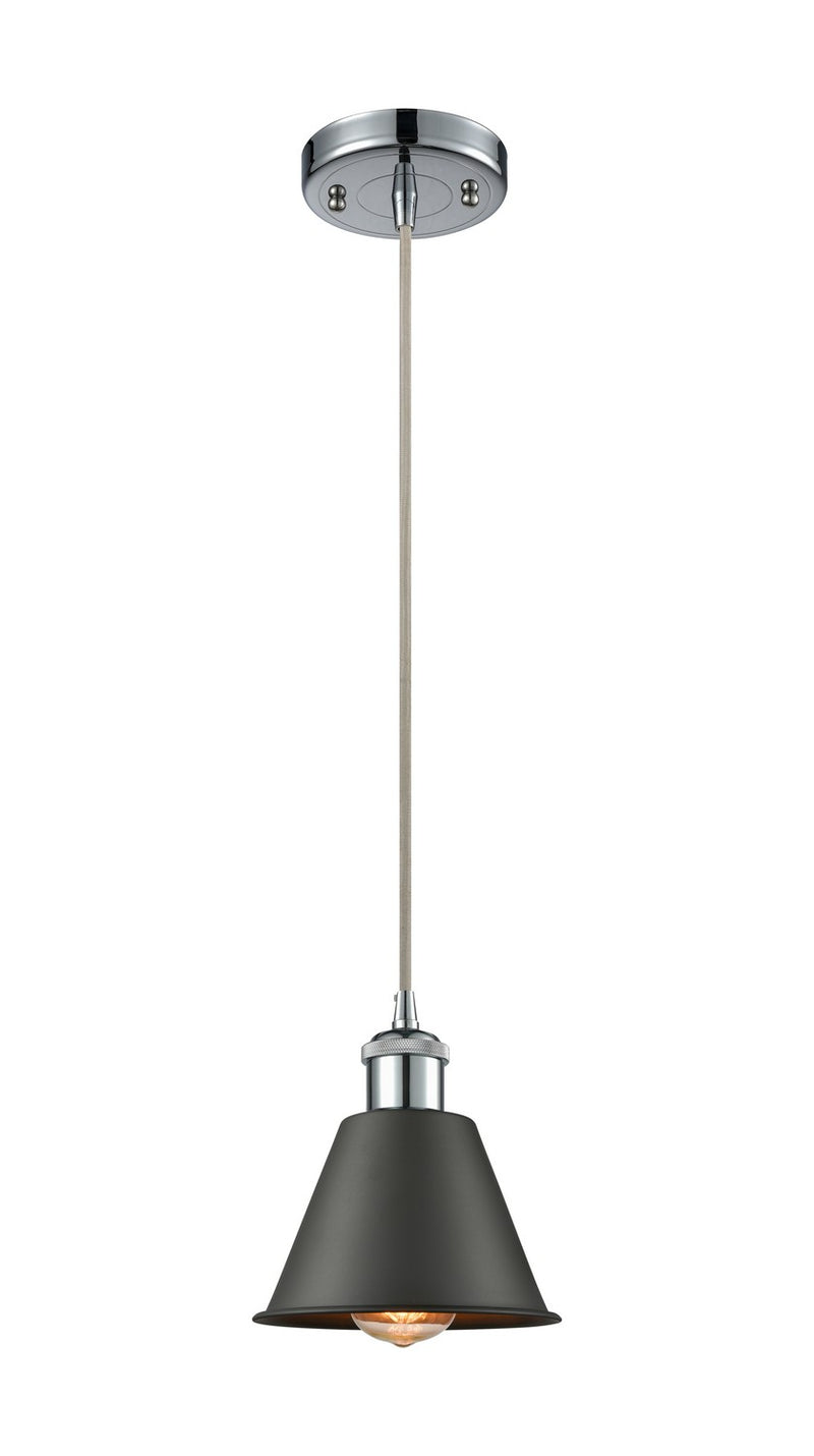Innovations 516-1P-PC-M8-OB One Light Mini Pendant, Polished Chrome