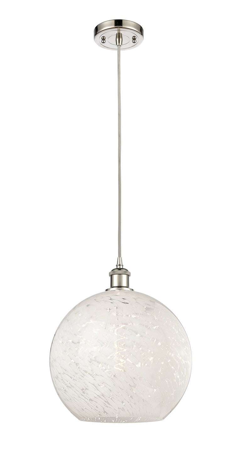Innovations 516-1P-PN-G1216-12WM LED Mini Pendant, Polished Nickel