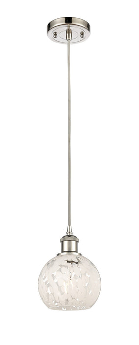 Innovations 516-1P-PN-G1216-6WM LED Mini Pendant, Polished Nickel