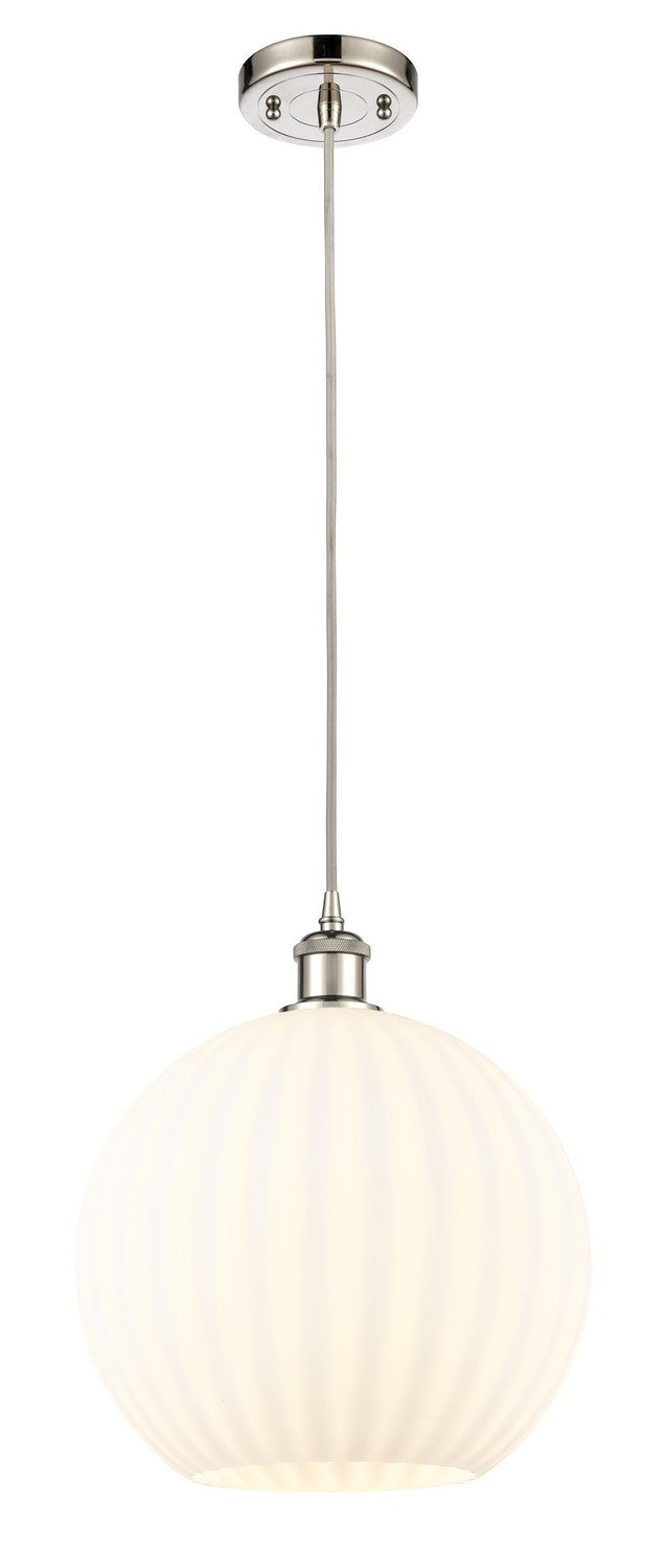 Innovations 516-1P-PN-G1217-12WV LED Mini Pendant, Polished Nickel