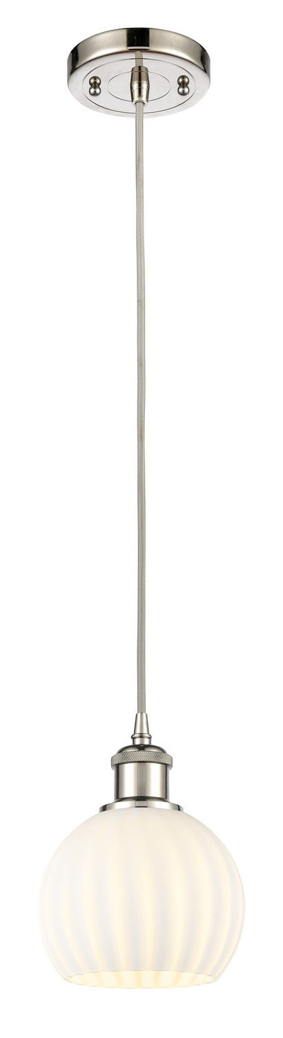 Innovations 516-1P-PN-G1217-6WV LED Mini Pendant, Polished Nickel