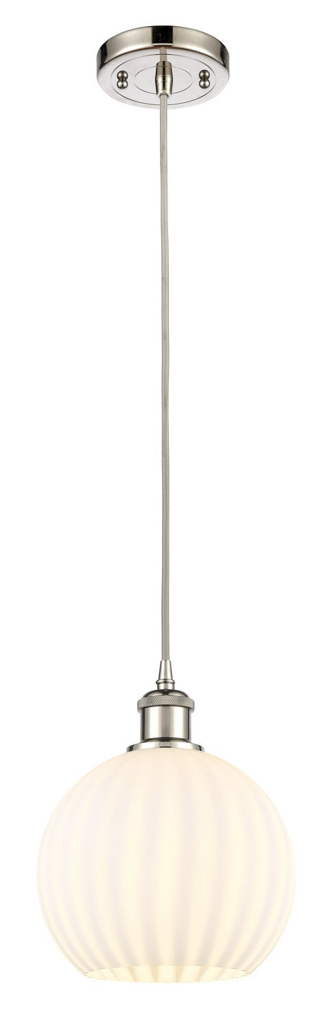 Innovations 516-1P-PN-G1217-8WV LED Mini Pendant, Polished Nickel