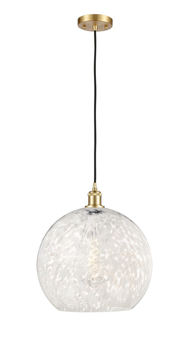 Innovations 516-1P-SG-G1216-14WM LED Pendant, Satin Gold