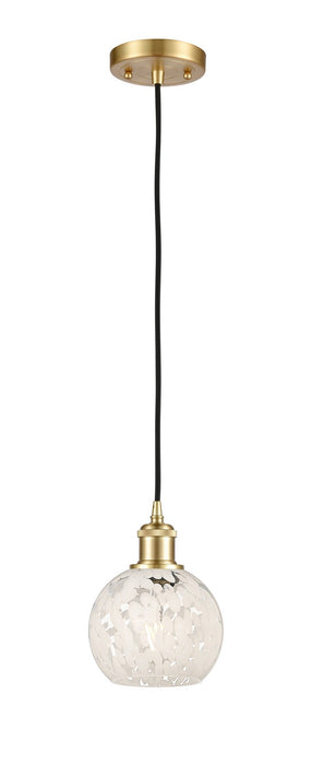 Innovations 516-1P-SG-G1216-6WM LED Mini Pendant, Satin Gold