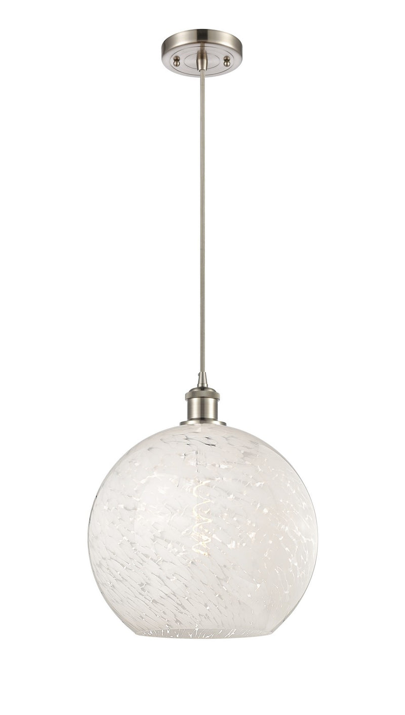 Innovations 516-1P-SN-G1216-12WM LED Mini Pendant, Brushed Satin Nickel