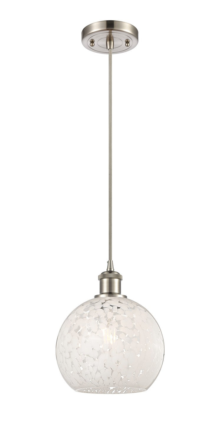 Innovations 516-1P-SN-G1216-8WM LED Mini Pendant, Brushed Satin Nickel