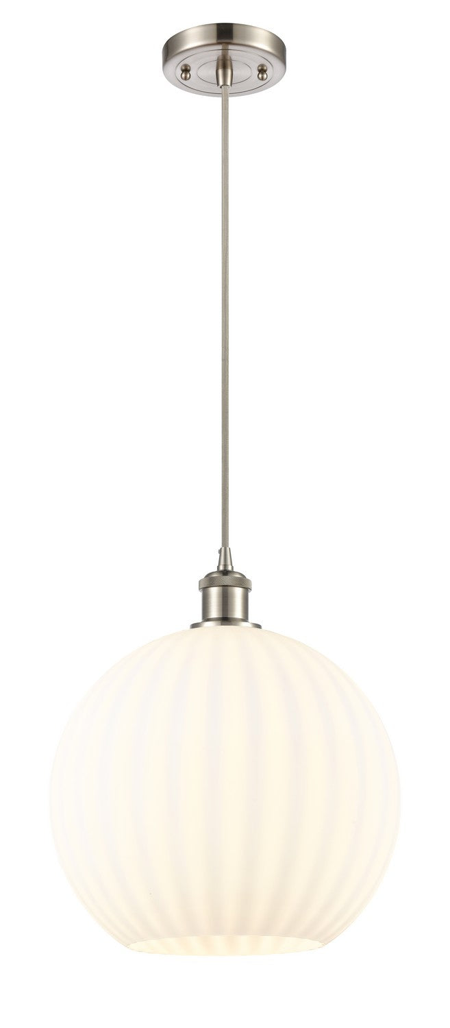 Innovations 516-1P-SN-G1217-12WV LED Mini Pendant, Brushed Satin Nickel