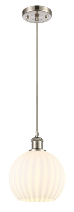 Innovations 516-1P-SN-G1217-8WV LED Mini Pendant, Brushed Satin Nickel