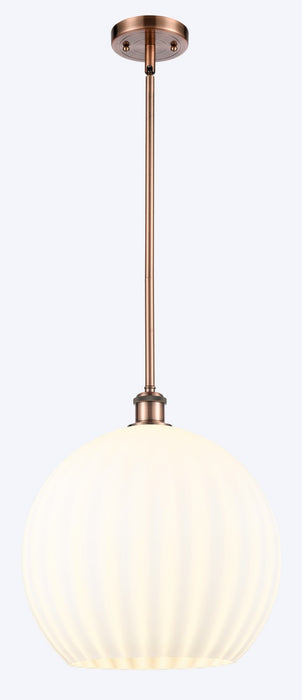 Innovations 516-1S-AC-G1217-14WV LED Pendant, Antique Copper
