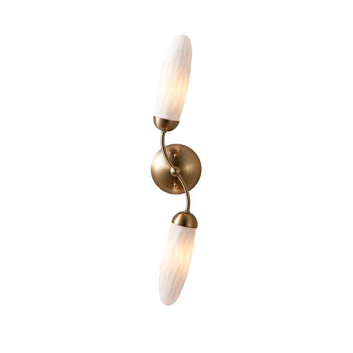 Kalco 520622WB Nine Light Wall Sconce, Winter Brass