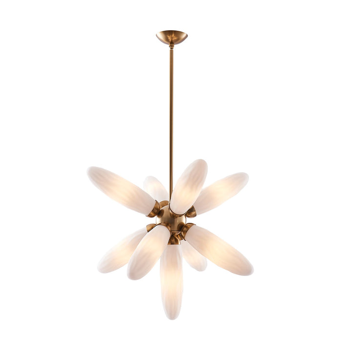Kalco 520656WB Two Light Pendant, Winter Brass