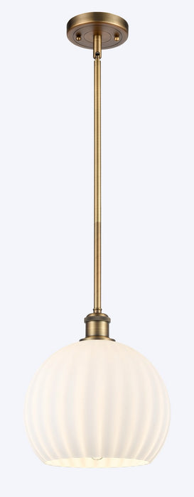 Innovations 516-1S-BB-G1217-10WV LED Mini Pendant, Brushed Brass