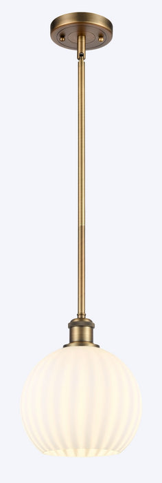 Innovations 516-1S-BB-G1217-8WV LED Mini Pendant, Brushed Brass
