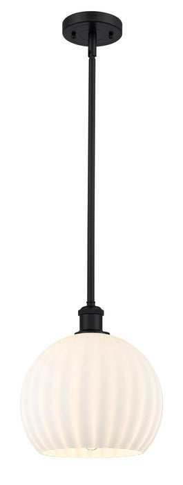 Innovations 516-1S-BK-G1217-10WV LED Mini Pendant, Matte Black