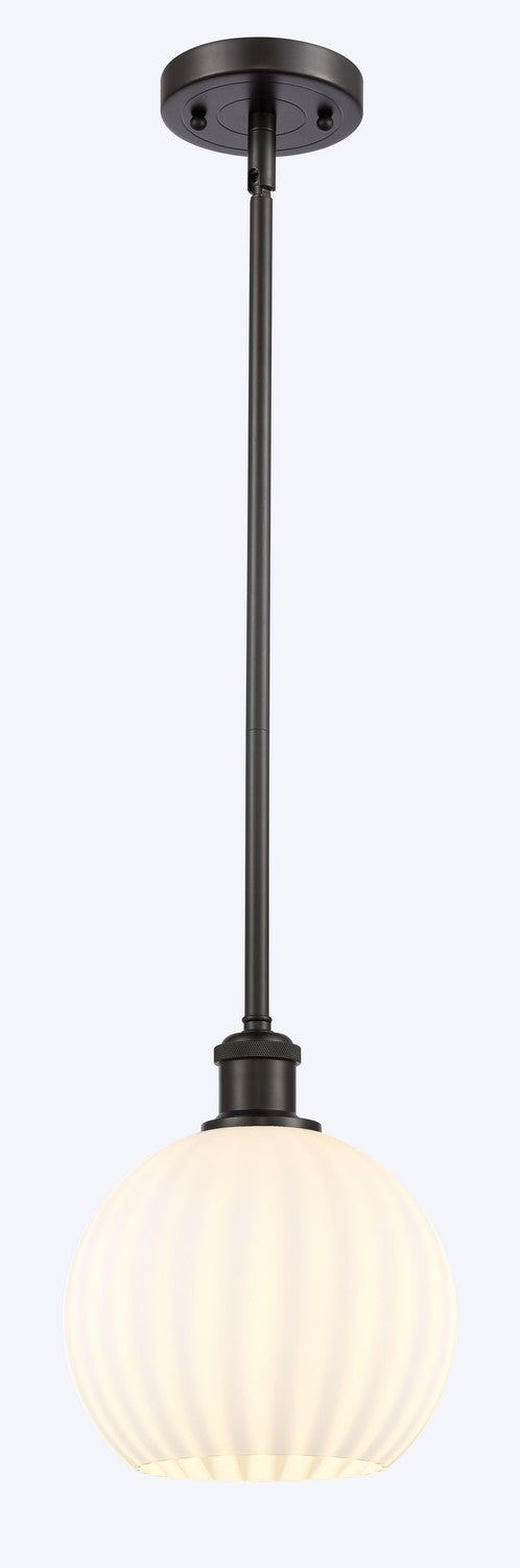 Innovations 516-1S-OB-G1217-8WV LED Mini Pendant, Oil Rubbed Bronze