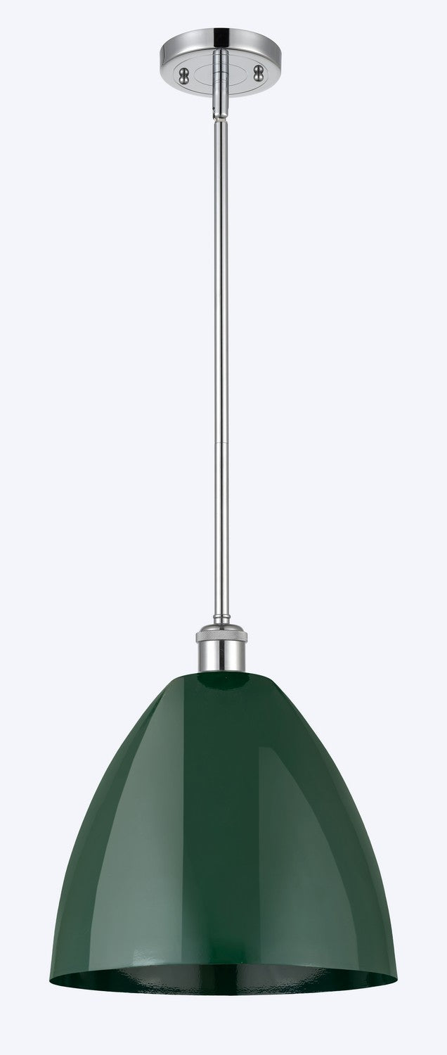 Innovations 516-1S-PC-MBD-12-GR One Light Pendant, Polished Chrome