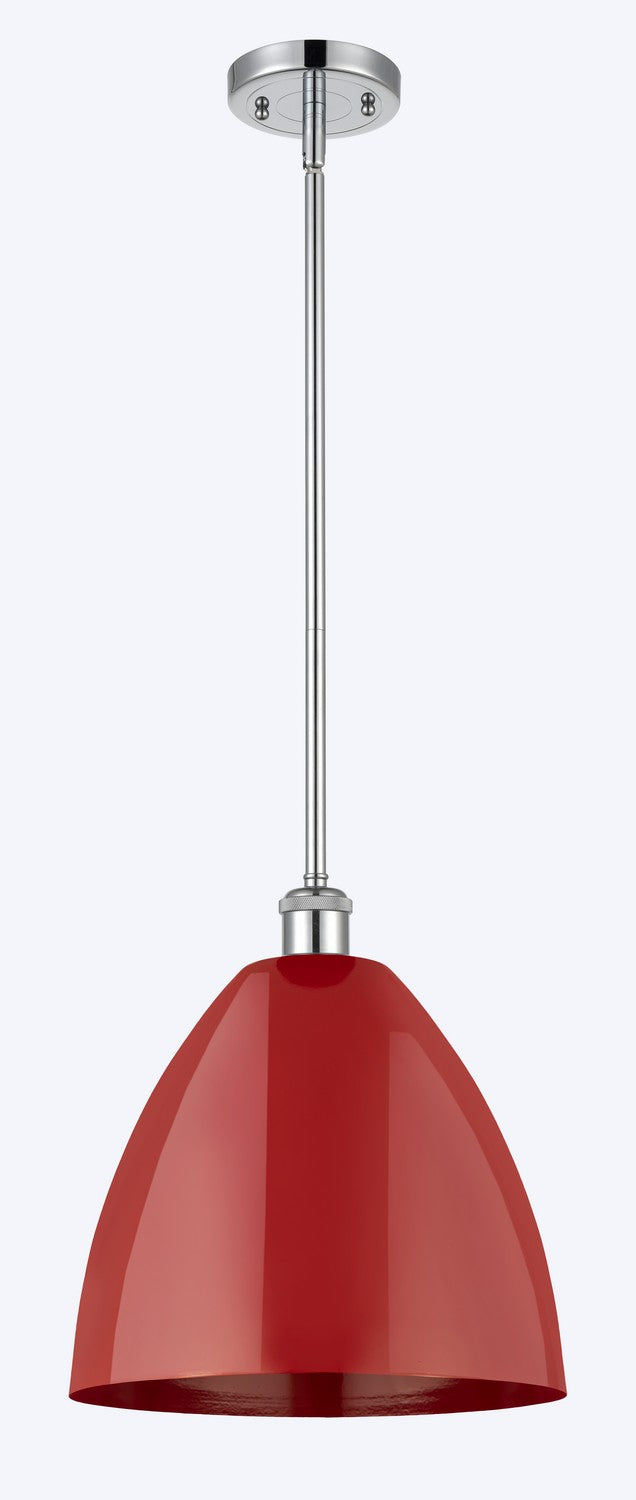 Innovations 516-1S-PC-MBD-12-RD One Light Pendant, Polished Chrome
