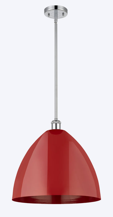 Innovations 516-1S-PC-MBD-16-RD One Light Pendant, Polished Chrome