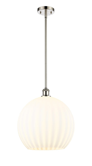 Innovations 516-1S-PN-G1217-14WV LED Pendant, Polished Nickel