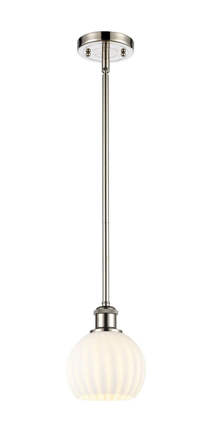 Innovations 516-1S-PN-G1217-6WV LED Mini Pendant, Polished Nickel