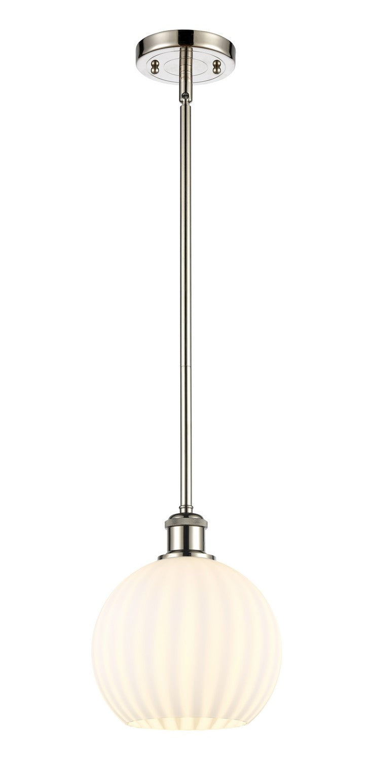 Innovations 516-1S-PN-G1217-8WV LED Mini Pendant, Polished Nickel