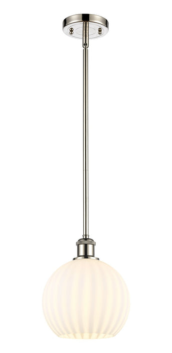 Innovations 516-1S-PN-G1217-8WV LED Mini Pendant, Polished Nickel
