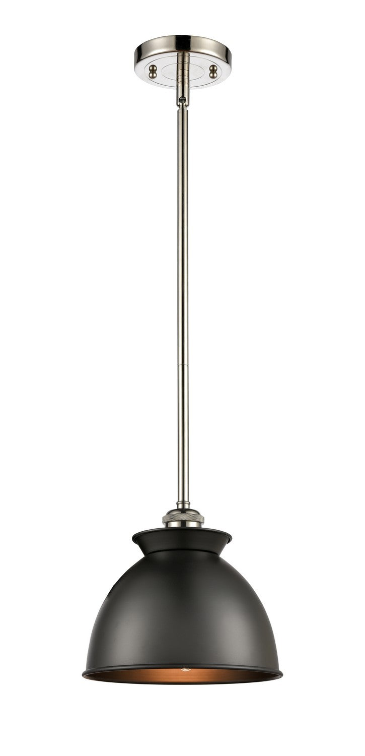 Innovations 516-1S-PN-M14-BK One Light Mini Pendant, Polished Nickel