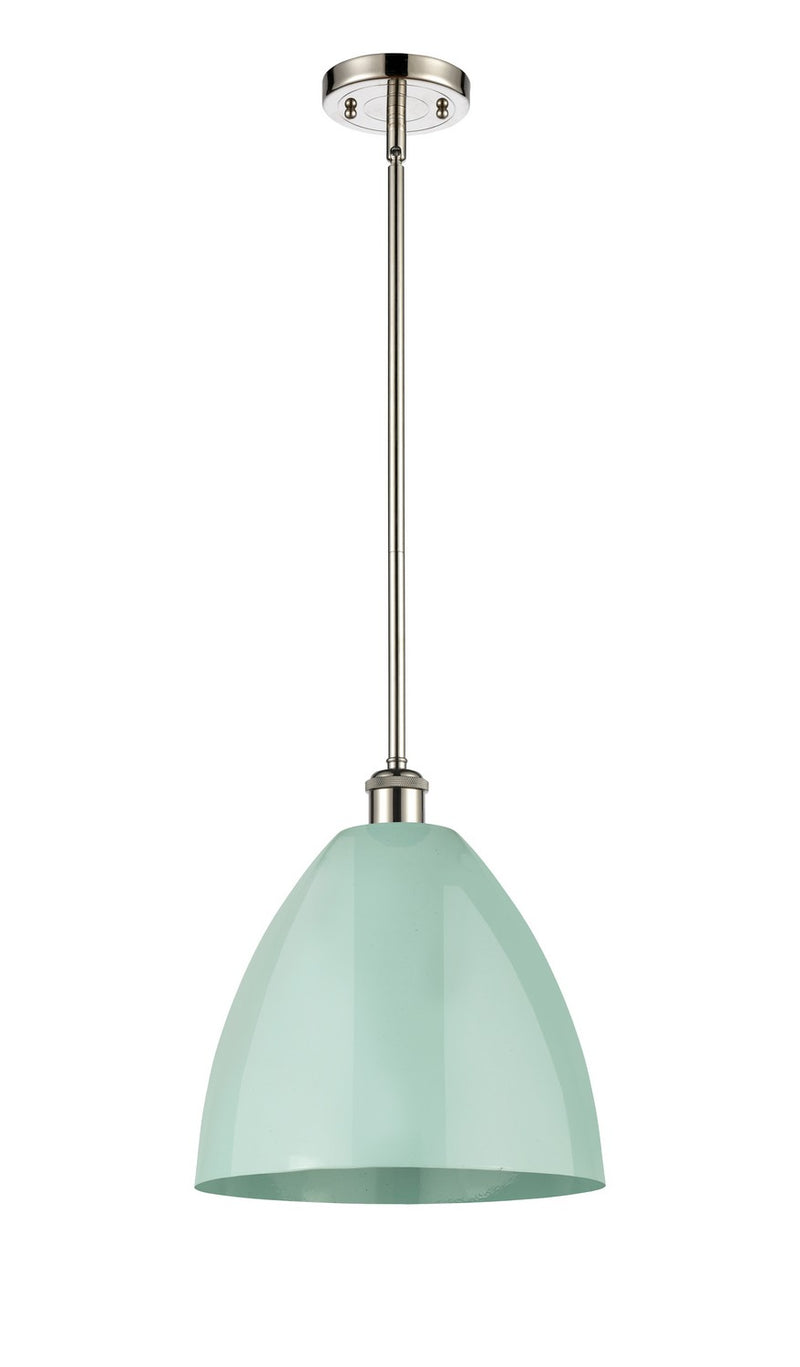 Innovations 516-1S-PN-MBD-12-SF One Light Pendant, Polished Nickel