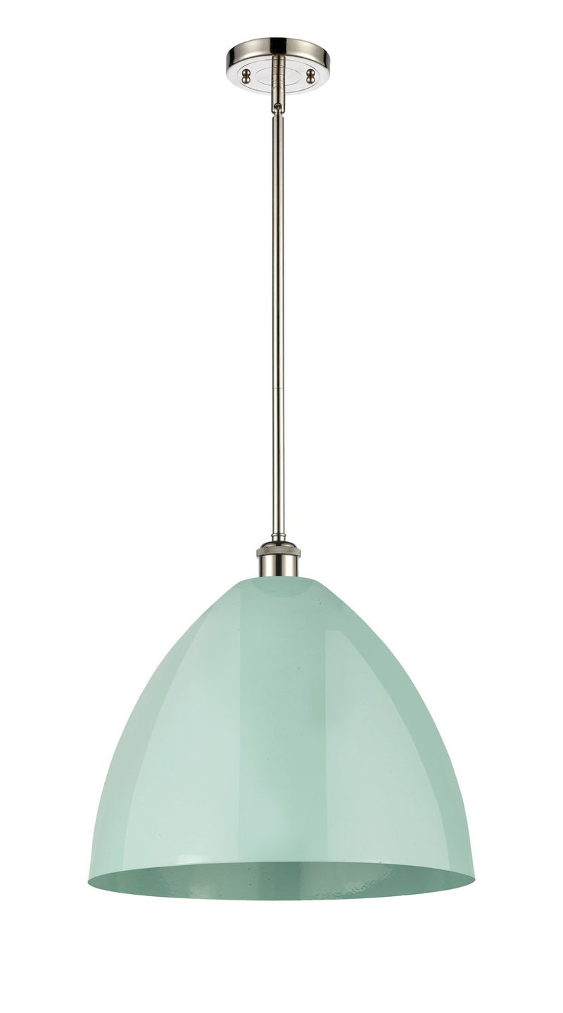 Innovations 516-1S-PN-MBD-16-SF One Light Pendant, Polished Nickel