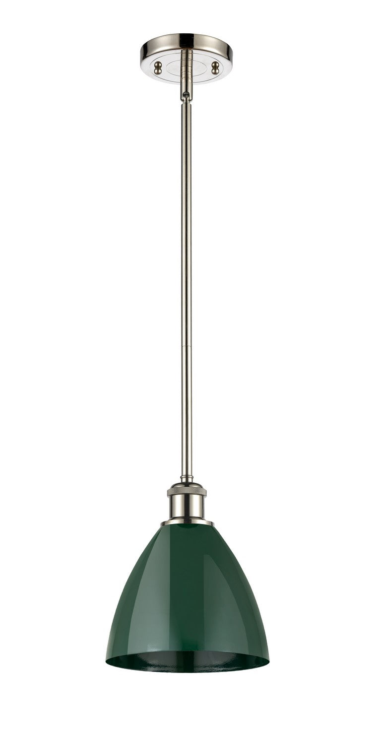 Innovations 516-1S-PN-MBD-75-GR One Light Pendant, Polished Nickel